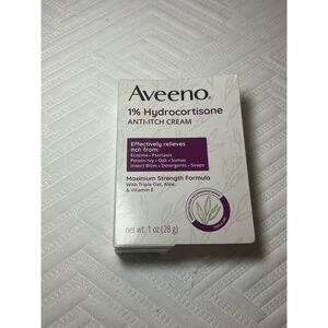 Aveeno Anti-Itch Cream 1 oz - White